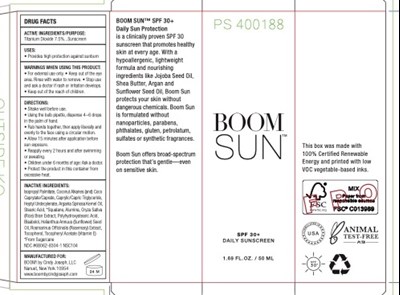 Label (400188 Boom By Cindy Joseph Boom Sun St Carton 051222)